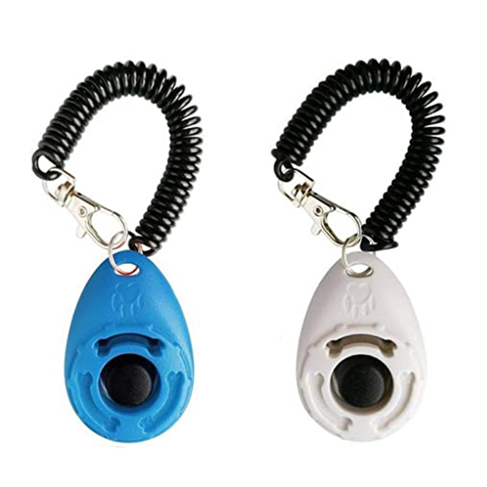 Dog Training Clicker with Wrist Strap Durable Lightweight Easy to Use, Pet Training Clicker for Cats Puppy Birds Horses