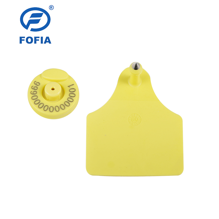 Новые продукты RFID логотип печатных UHF животных уха тег для крупного рогатого скота управление