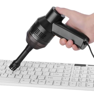 Мини-очиститель для клавиатуры USB Перезаряжаемый вакуумный Аккумуляторный пылесборник Настольный очиститель для очистки волос, крошек, обрезков