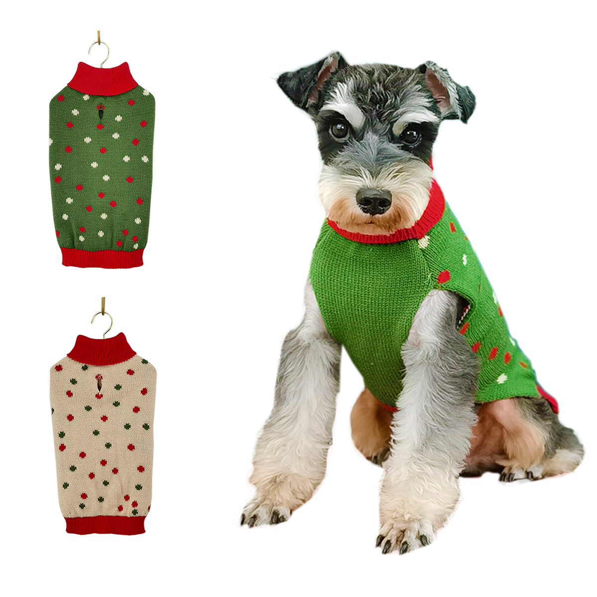 LUXURY 2021 100% ACRYLIC PET SWEATER DOG CLOTHES WINTER WARM CONFORTABLE