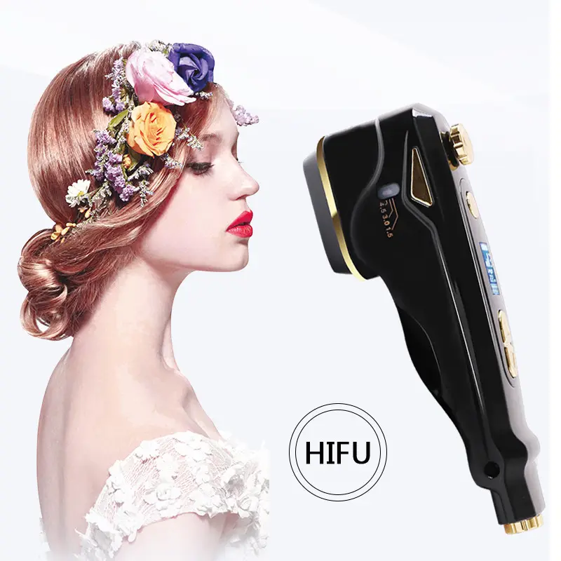 Portable mini HIFU 4MHz skin Tightening beauty device hifu face lift machine for home use