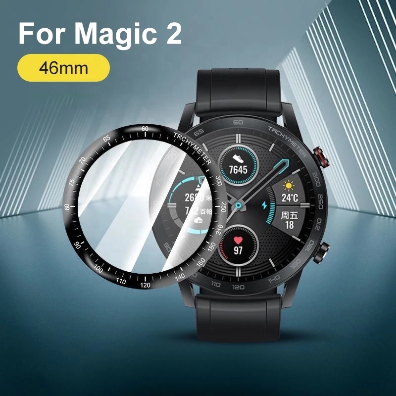 Чехол для часов Honor Magic2/GT2 46 мм/GT2e на весь экран, мягкая защитная пленка из стекловолокна для Huawei Watch GT2 Pro