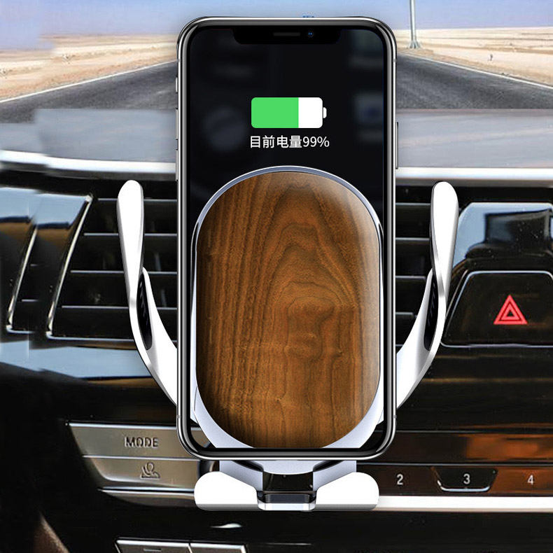 Car Charger 2021 New Product Factory Wholesale Phone Holder 10W Car Wireless Charger Charging Qi For Iphone