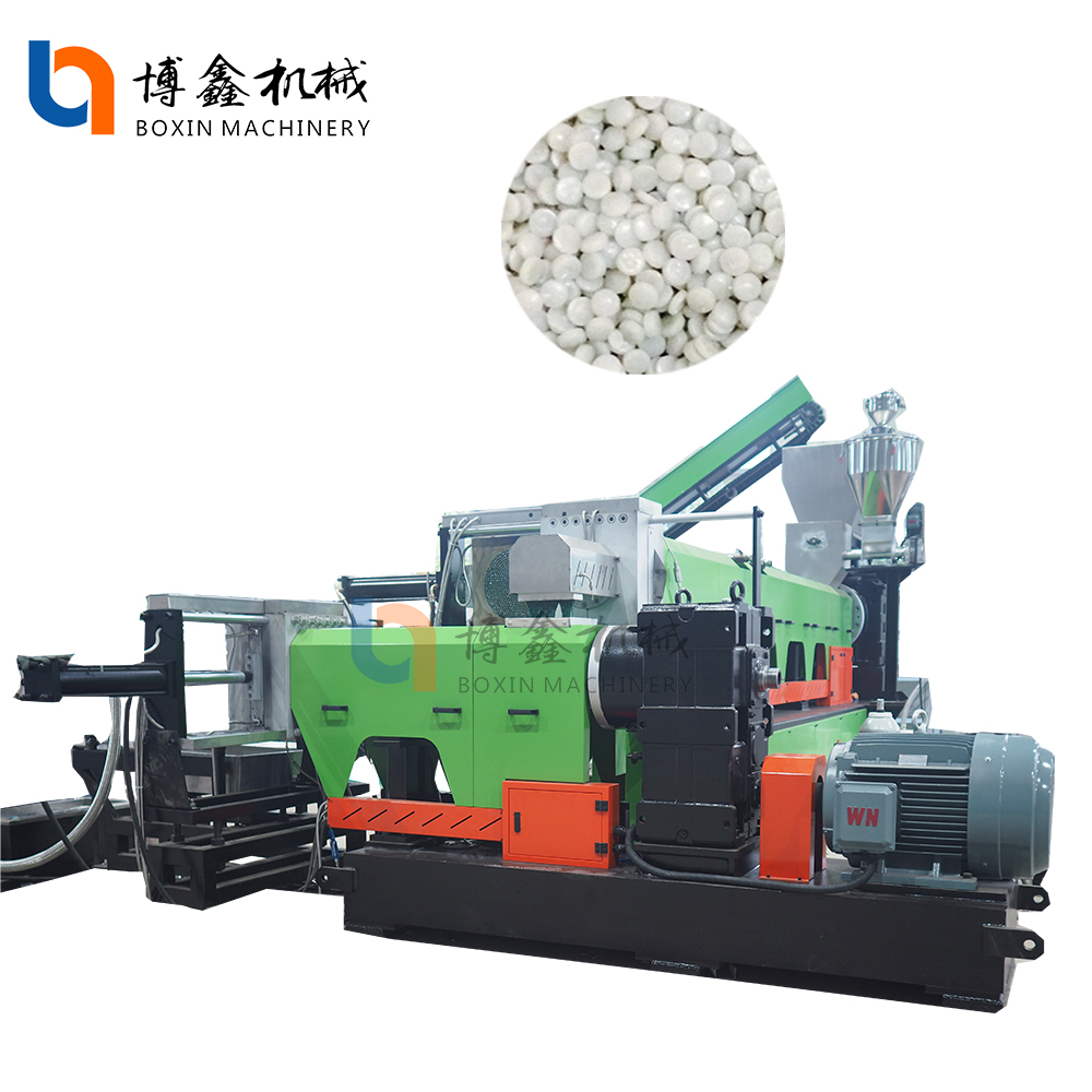 Mother baby stage waste plastic PP PE scrap recycling plastic pellet machine