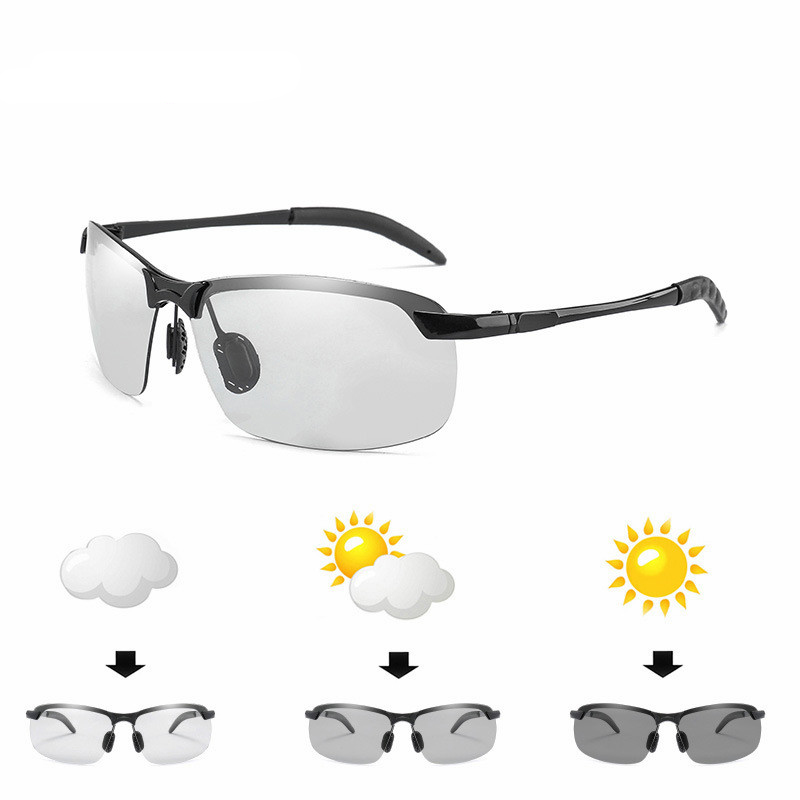 2021 High Quality Metal Frame Polarized Sun Glasses Yellow Night Vision Aviation Shades For Car Driving Sunglasses