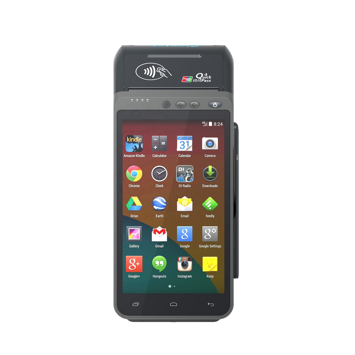 EFT-POS NFC мобильный портативный GPRS POS-терминал ingico с термопринтером HCC-Z100C
