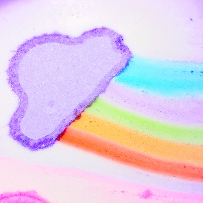 100g Rainbow clouds bath salt ball essential oil bath ball