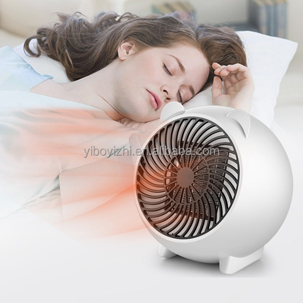 2021 Amazon Top Selling Bladeless Fan Heater Low Noise Portable Room PTC Heater Fan