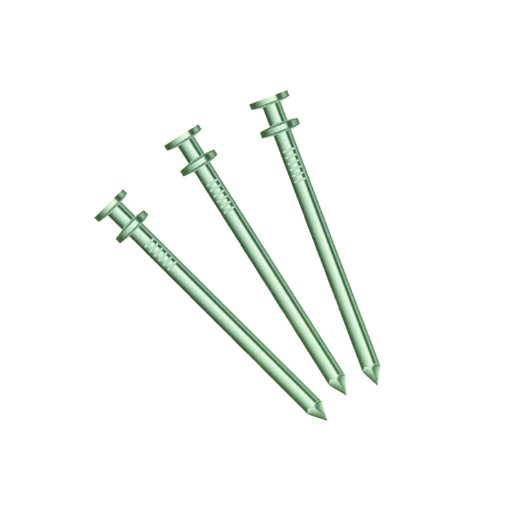 China Factory Polish Galvanized Two Double Head common Wire Duplex Nail