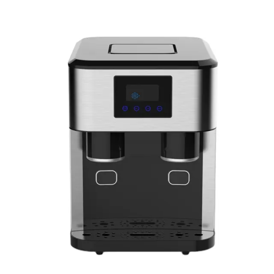 Certified Compact Electric Ice Generator 45cm Slim Design for Household Food Trucks & Mobile Bars