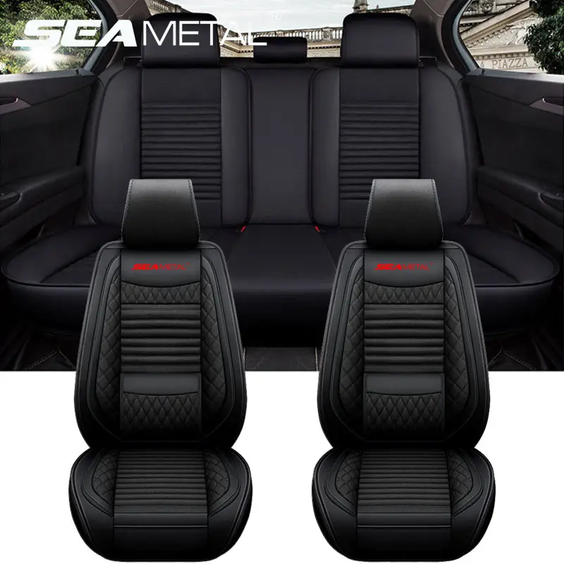 Leather Car Seat Covers Luxury Flax Seat Cover Automobiles Seat Covers