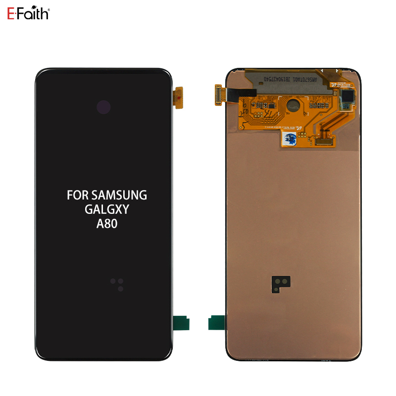 Замена дисплея мобильного телефона 6,7 "Оригинальный ЖК-дисплей для Samsung Galaxy A80 дигитайзер в сборе