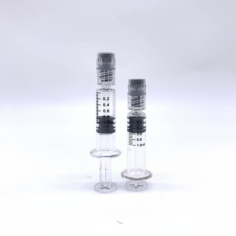 2020 оптовая продажа CBD vape картриджей с тонером 1 мл стеклянный CBD шприц с замком Luer и упаковка