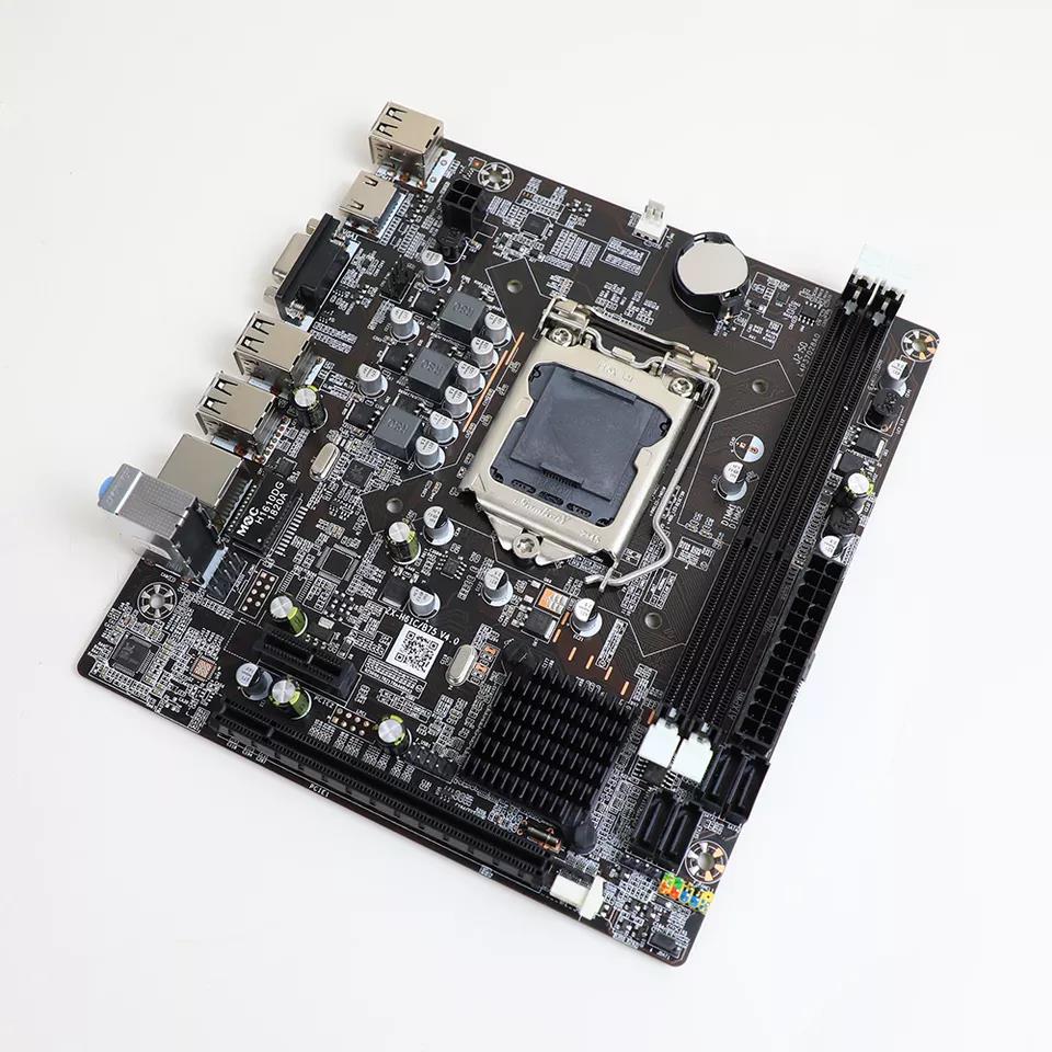 Материнские платы бренда 1155 H61 для I3 I5 I7 поддерживают две DDR3