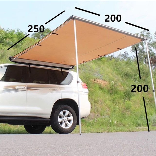Touring Car Side Usage Awning Camping Sunshade Rainproof Outproof Sun Shelter