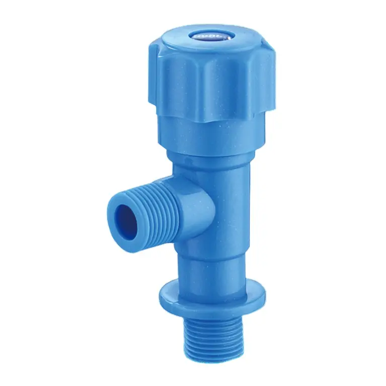 Fashionable single cold check water control stop angle valve 1/2