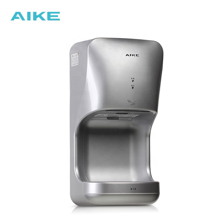AK2632 China AIKE ABS Commercial Powerful Automatic Air Injection Touch-free Electric Hand Dryer High Speed