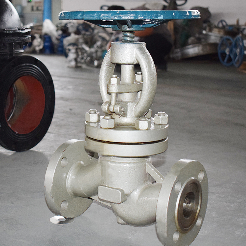 Hand-cast steel 304/ ductile iron bellows seal globe valve