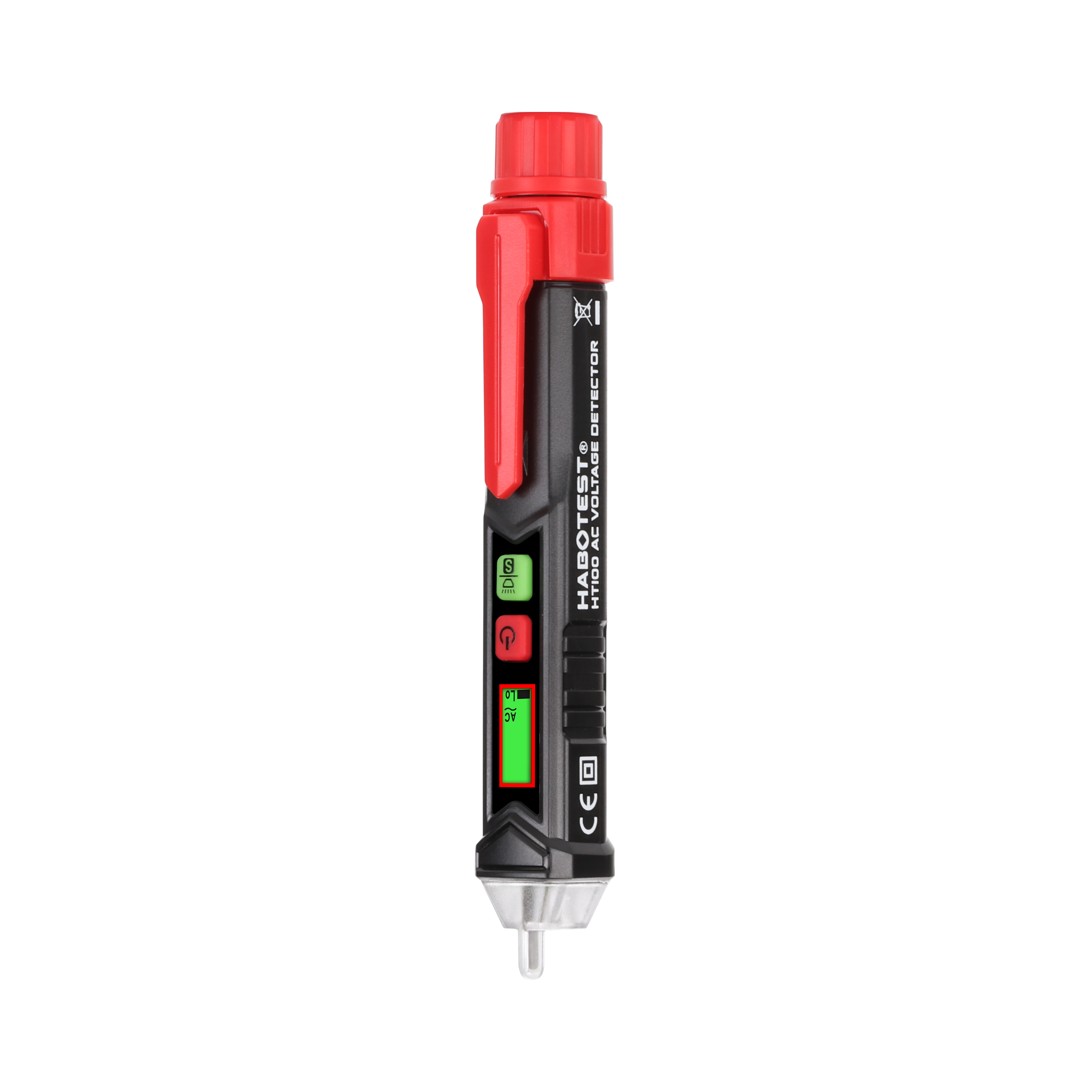 Ручка-детектор высокого напряжения HABOTEST HT100 AC DC 1000 В, Сертификация FCC, бесконтактная