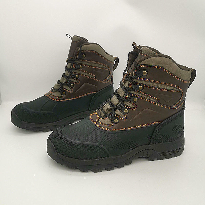 2021 Snow Boots Winter Brand Warm Non-Slip Waterproof Funky Men Shoes Casual Cotton Cowboy Snow Boots Male