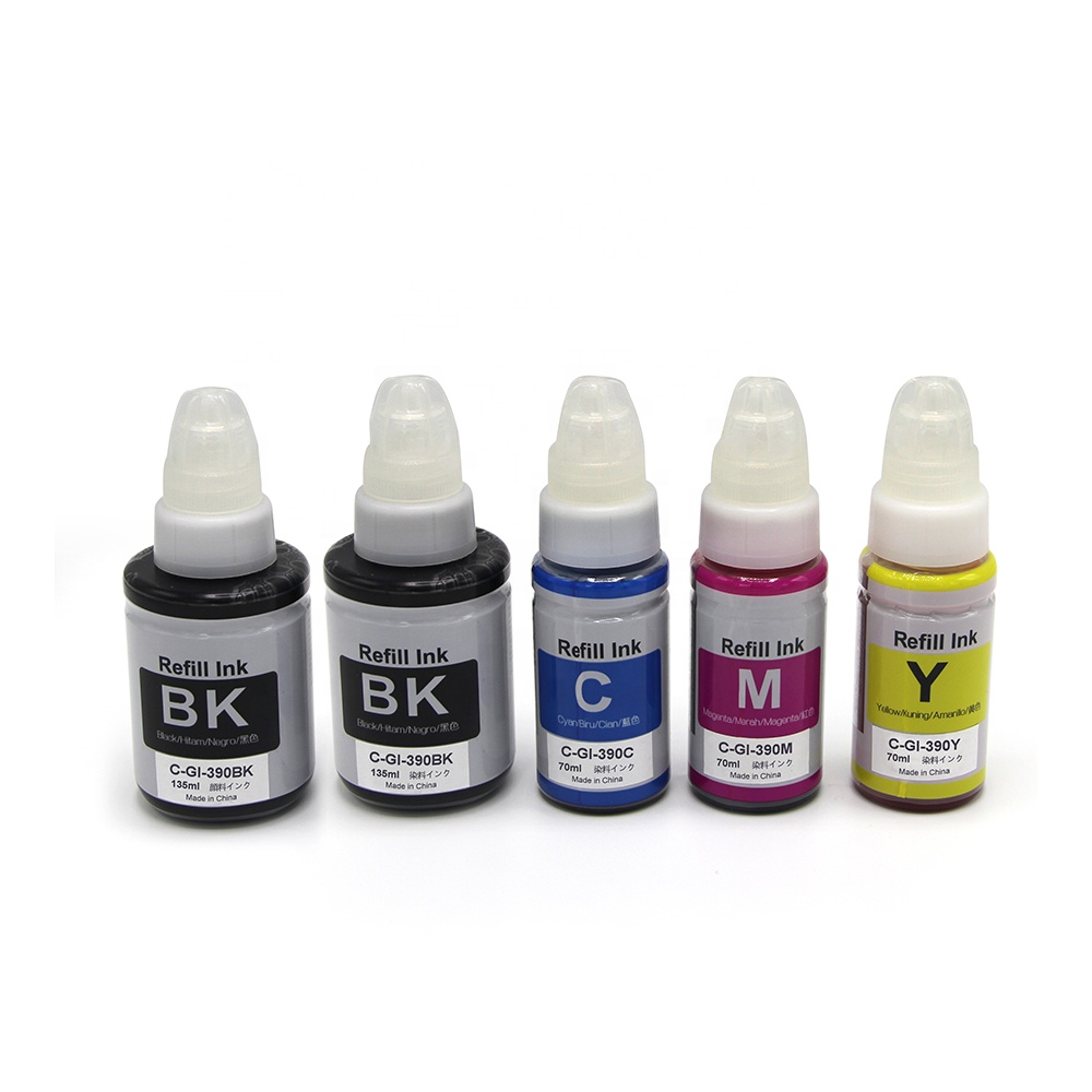 Tatrix GI-390 GI390 Compatible Water Based Bulk Bottle Refill Ink for Canon G1310