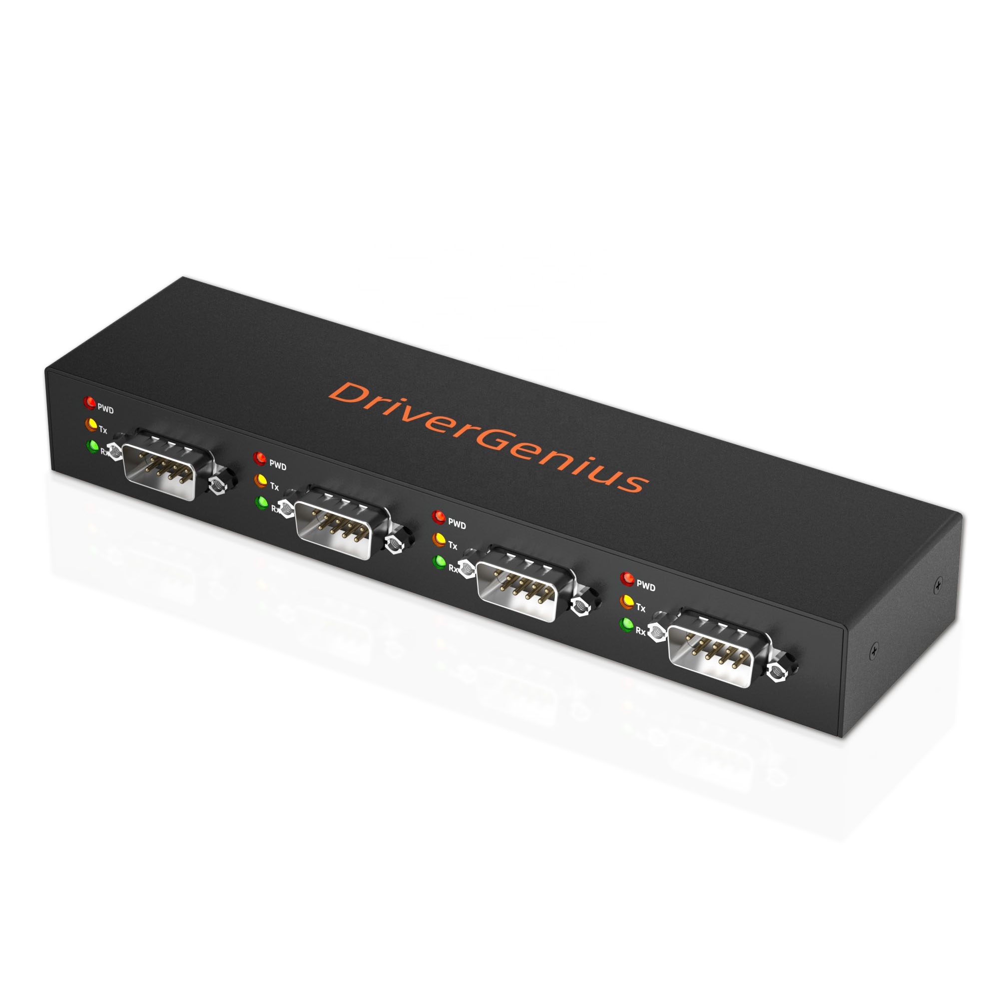 Последовательный адаптер-концентратор DriverGenius 4XRS232 с 4 портами USB на DB9 RS232-Windows 11 и macOS 11