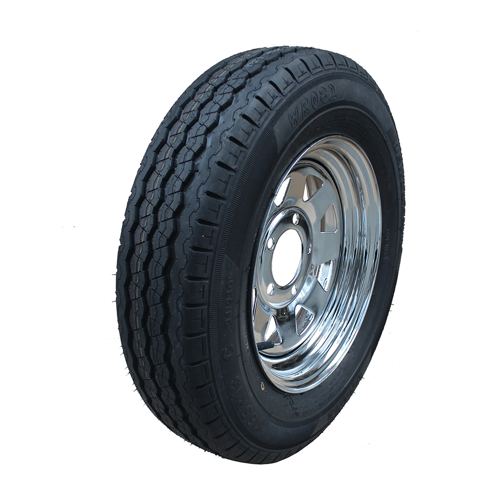 Высокопроизводительная шина 165R13C с хромированным стальным колесным ободом