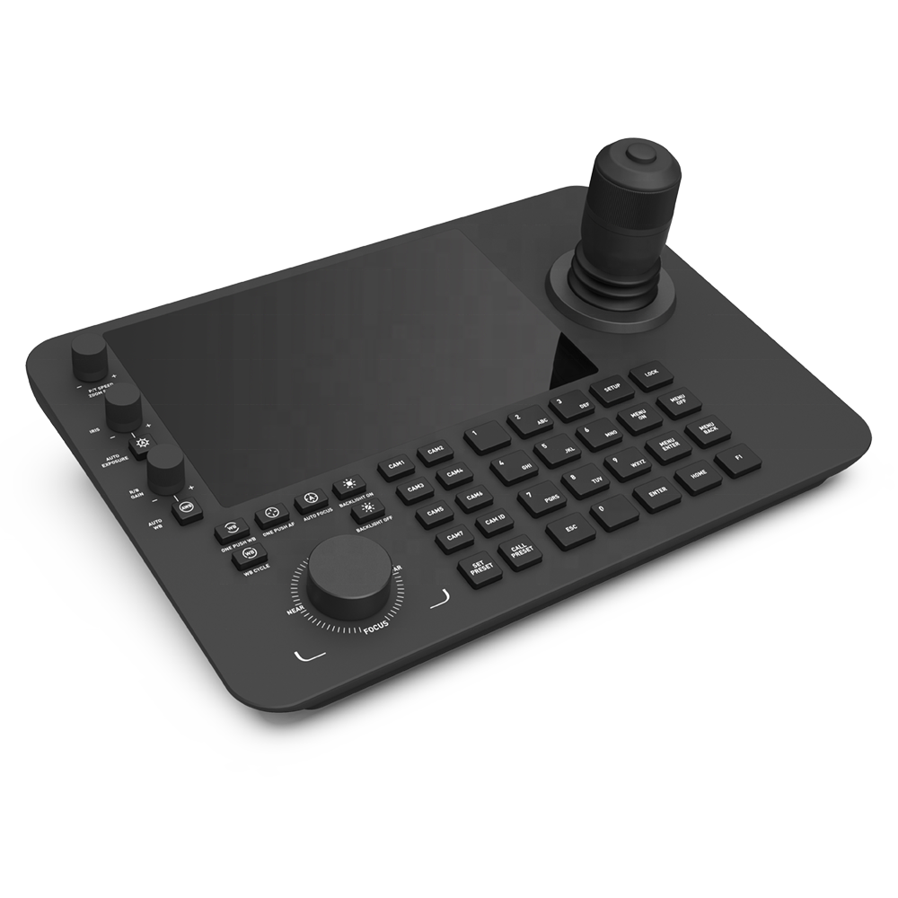 MYTECH 4D джойстик IP PTZ контроллер с 7-дюймовым цветным ЖК-дисплеем для ТВ стены