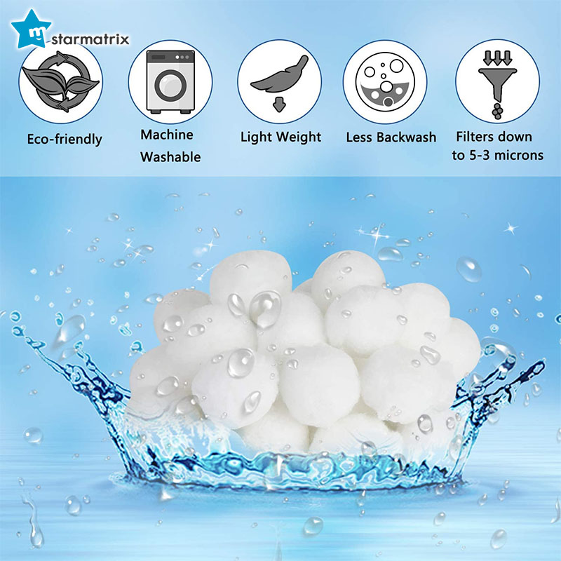 STARMATRIX fiber ball 700g auqaloon равноценный 25 кг Пескоструйный фильтр
