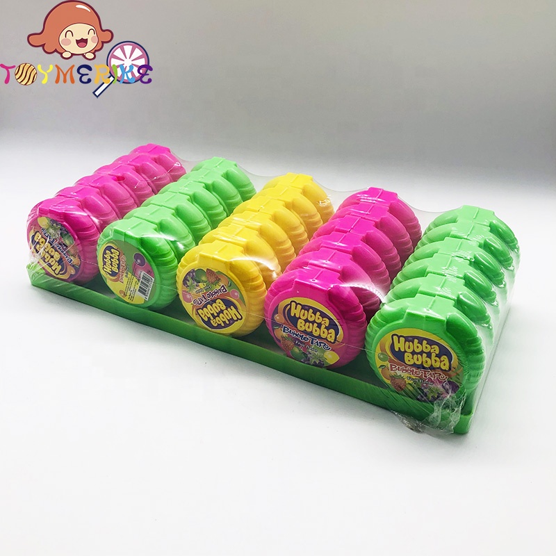 10 г Hubba Bubba, рулон жвачки с фруктовым вкусом