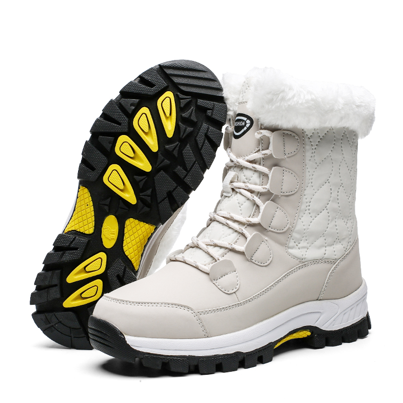 Fashion women's shoes winter plush warm cotton boots outdoor high help snow boots large wholesale