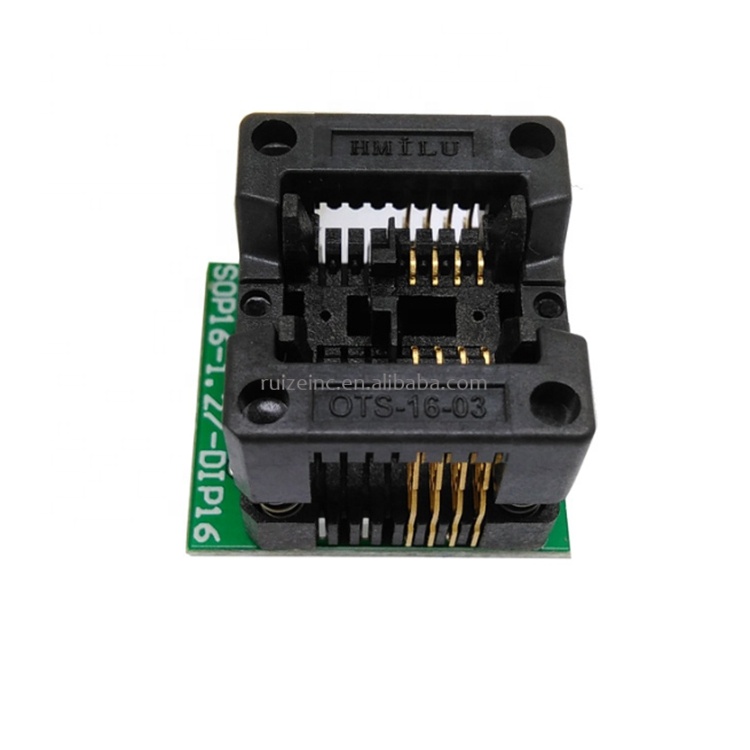 1Pcs SOP8 To DIP8 SOP8 Turn DIP8 SOIC8 To DIP8 IC Socket Programmer Adapter Socket For Wide 150mil /208mil