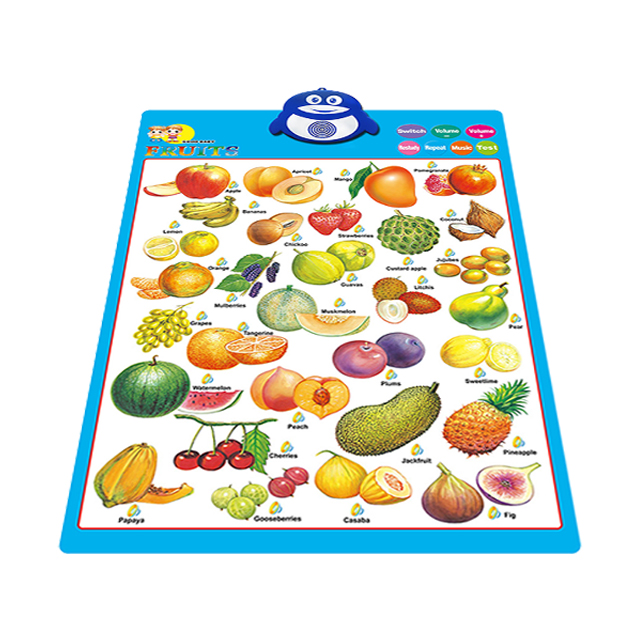 Hot sale Good baby children learning toys educational audio wall chart with traffic tools