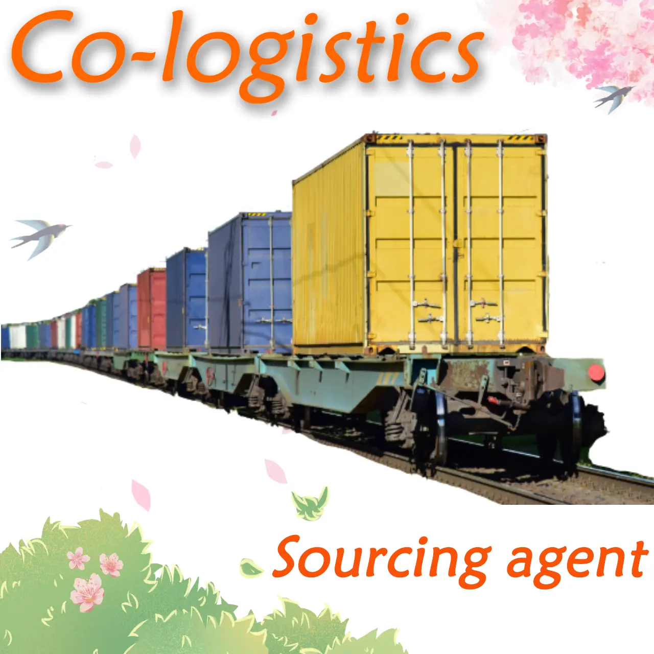Railway shipping cost international logsitics Taobao freight forwardin door to door service from Shenzhen China to France Europe
