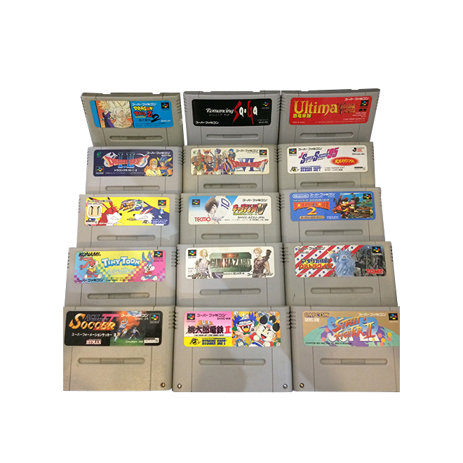 Japanese offered multiple types video card game boy cartridge