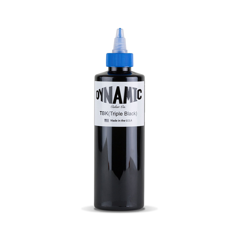 Dynamic 8 OZ Body Tattoo Ink ready to ship in stock for sell TBK Triple black ink