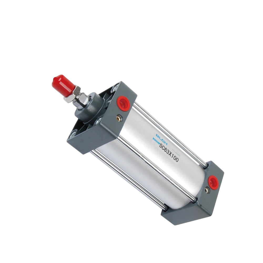 SC series mini stainless steel single acting compressed pneumatic rotating compact air pistons hydraulic rotary control cylinder