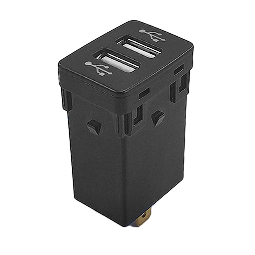 Автомобильное зарядное устройство DC 5 в 3,1 а с двумя USB-разъемами для Nissan Pathfinder R52, Navara NP300, X-Trail T32
