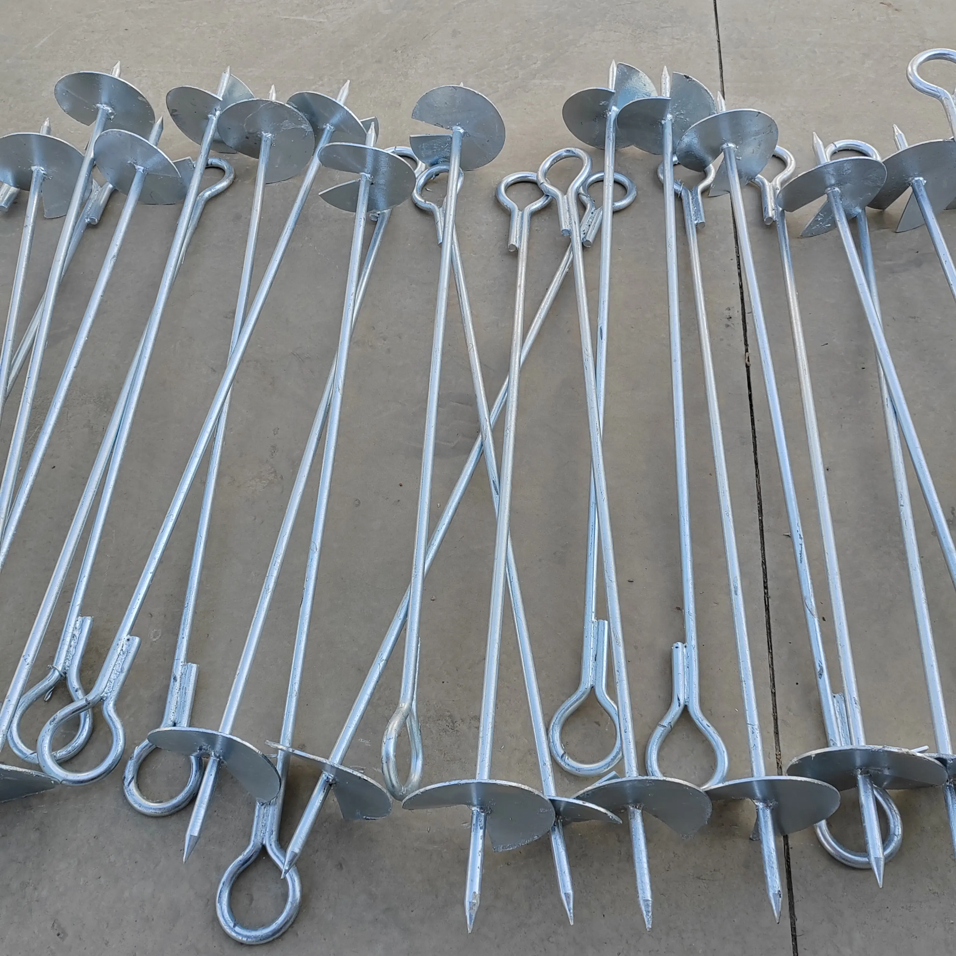 Customized product  Hot-dipped galvanized coated  screw anchor/auger anchor with good price
