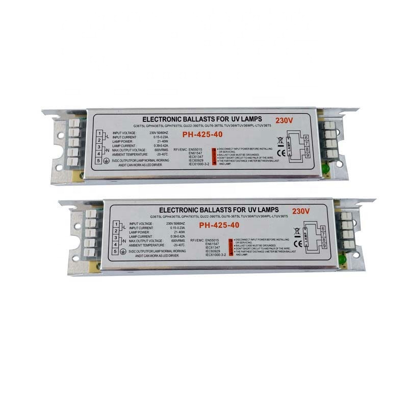 Дешевая УФ-лампа 230V 425mA G36T5L GPH436T5L GPH793T5L GU22-390T5L GU76-36T5L TUV36W ультрафиолетовый свет UVC лампа Электронный балласт