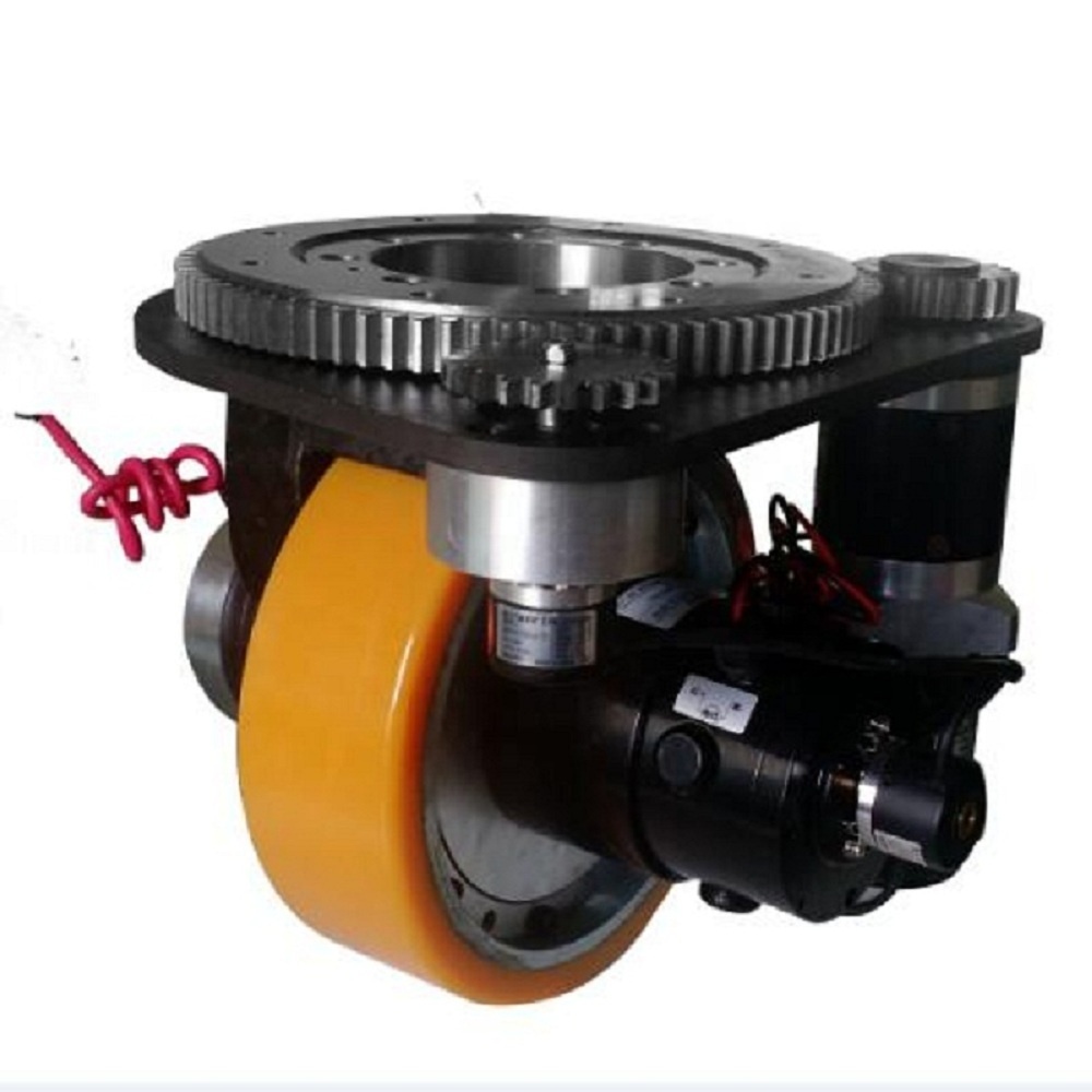Электрический рулевой блок TZBOT TZ10 - D05S02 500 Вт, аксессуар с сердечником AGV, двигатель постоянного тока, колеса AGV, рулевой привод с кодировщиком