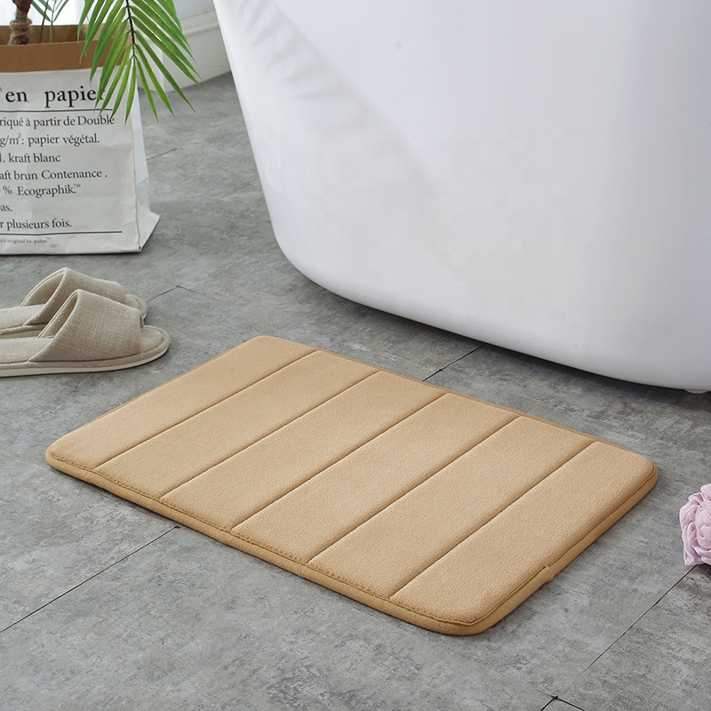 Memory Foam Bath Mat Badmat Groen For Bathroom Washable