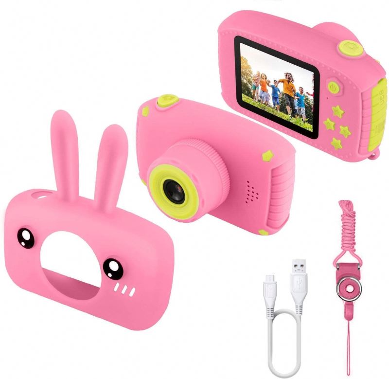 2020 Christmas 2 Inch Screen HD Digital Mini Camera Kids Cartoon Cute Camera for Kids Photo ABS 2.0 Inch Color Screen JPG CMOS
