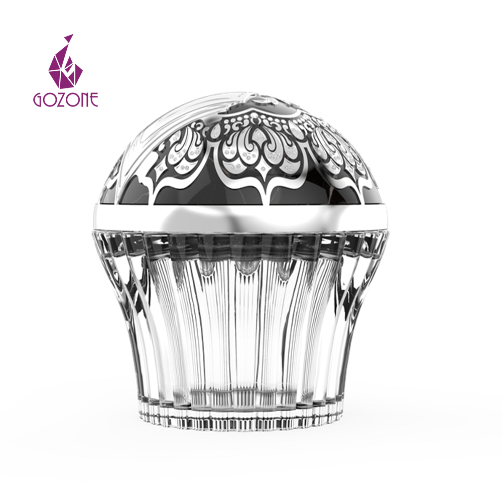 Manufacturer Fancy Round Glass Jars For Saffron