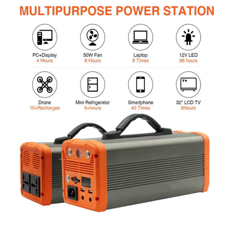 300W battery folding solar panel system generator for TV lights House Complete Set Home Off Grid Portable Solar Power Station
