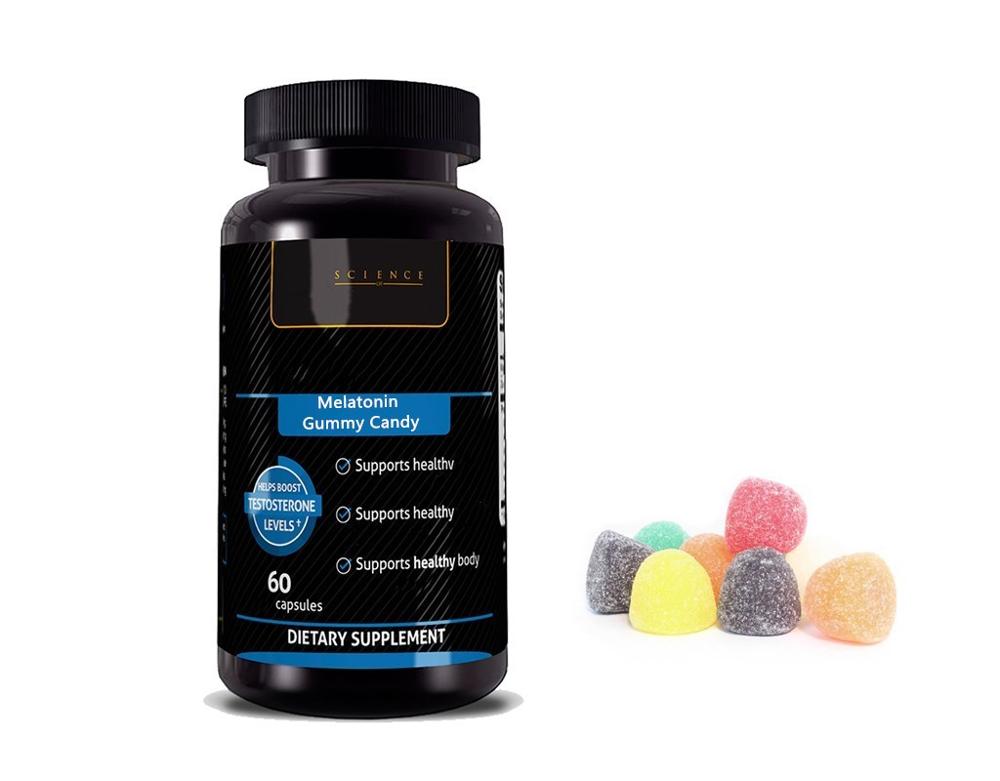 Органические Фруктовые желе трубы конфеты gummy мелатонин gummies с частным брендом