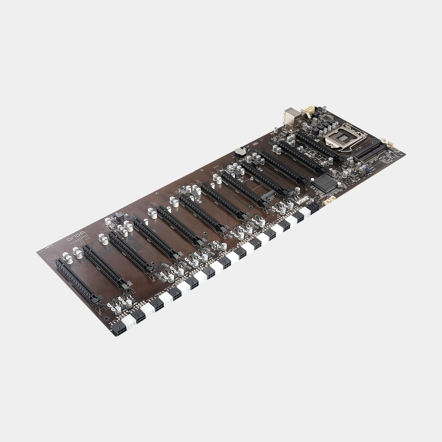 В наличии 8GPU Onda B250 материнская плата для майнинга LGA 1151 DDR3 оригинальная материнская плата