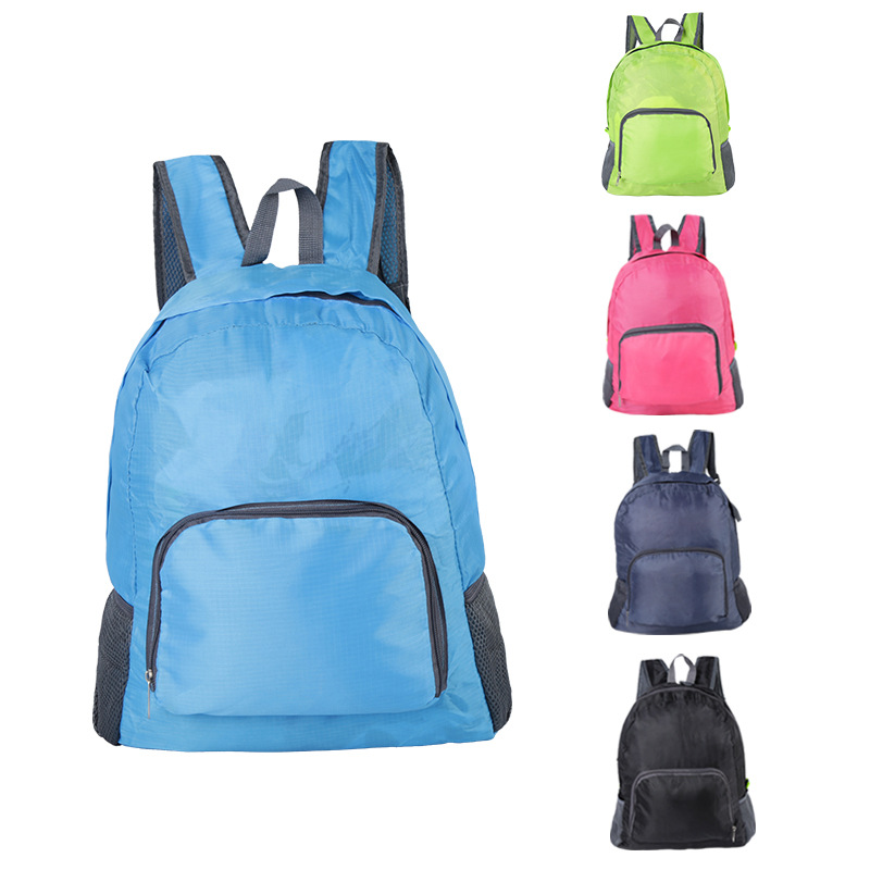 2021 Custom Logo Large Capacity Waterproof Folding Backpack