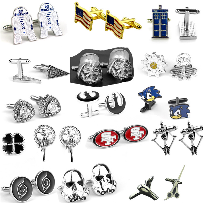 Wholesale Custom Designer Square Stainless Luxury Enamel Flag Cufflinks