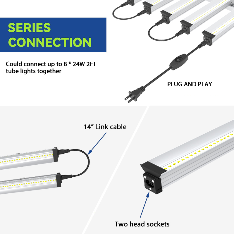 T5 Lighting Full Spectrum Grow For Veg And Flower 18w Led Grow Light